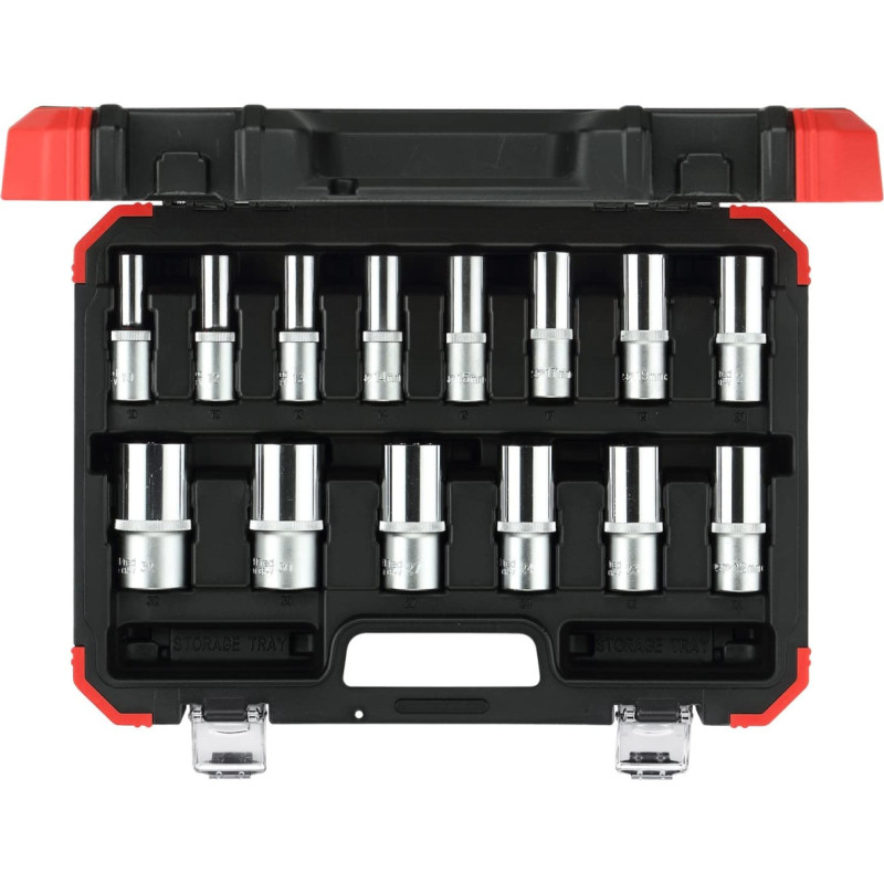 Gedore Red socket wrench set 1/2 hex 10-32 14 pieces - 3300008