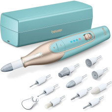 Beurer MP 84 manicure/pedicure set, nail care (turquoise/gold)