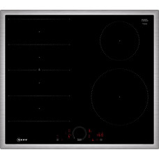 Neff T66SHE4L0 N 70, self-sufficient hob (black/stainless steel, 60 cm)