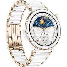 Huawei WATCH GT5 Pro 42mm 3,35 cm (1.32") AMOLED Skaitmeninis 466 x 466 pikseliai Balta GPS (palydovinis)