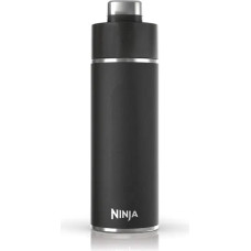 Ninja Thirsti drinking bottle, 530ml (black/stainless steel)
