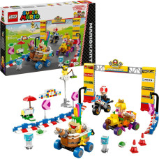 Lego 72036 Super Mario - Mario Kart: Baby Peach & Grand Pix Set, Construction Toy