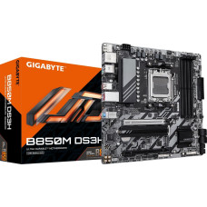 Gigabyte B850M DS3H pagrindinė plokštė AMD B850 AM5 lizdas „micro ATX“