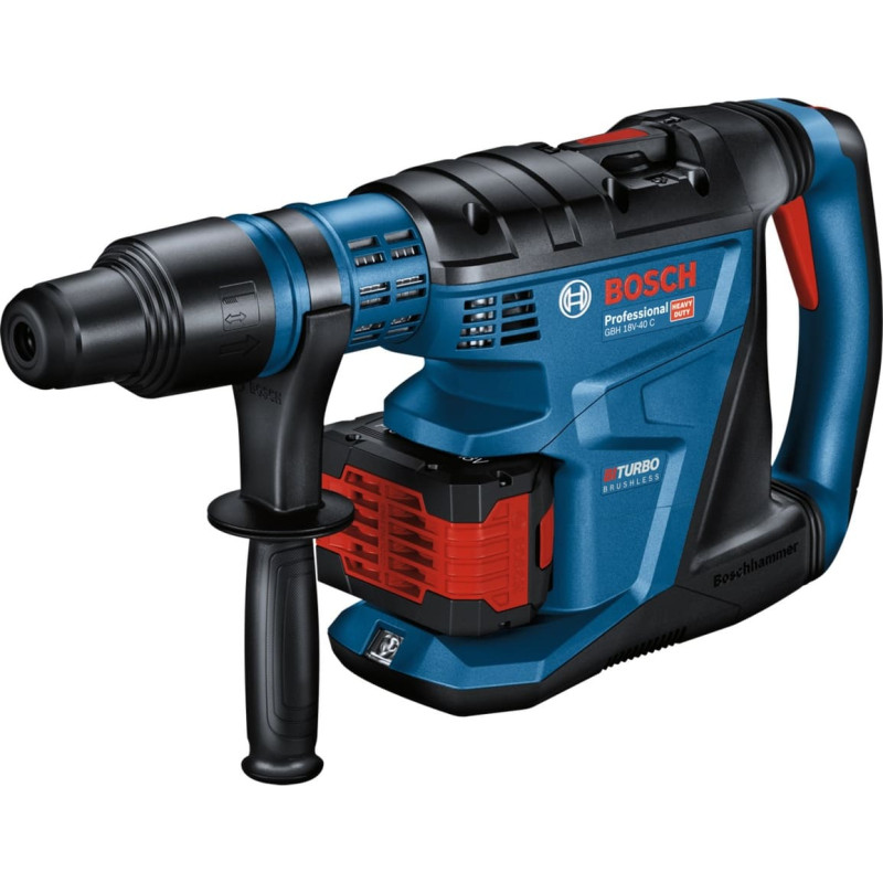 Bosch cordless hammer drill BITURBO GBH 18V-40 C Professional, 18Volt (blue/black, 2x battery ProCORE18V 8.0Ah, in XL-BOXX)