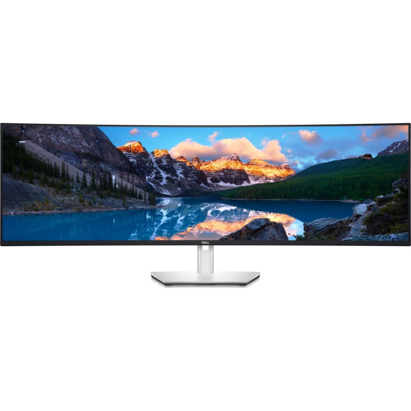 Dell UltraSharp U4924DW, LED monitor - 49 - silver/black, 5K Dual QHD, IPS, Curved, DisplayPort, HDMI