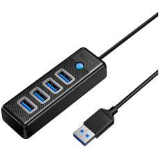 Orico Hub USB to 4x USB 3.0, 5 Gbps, 0.15m (Black)
