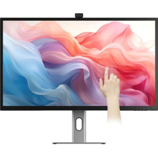 Alogic 32C4KPDWT LED display 81,3 cm (32") 3840 x 2160 pikseliai 4K Ultra HD Lietimui jautrus ekranas Daugybė naudotojų Juoda, Sidabras