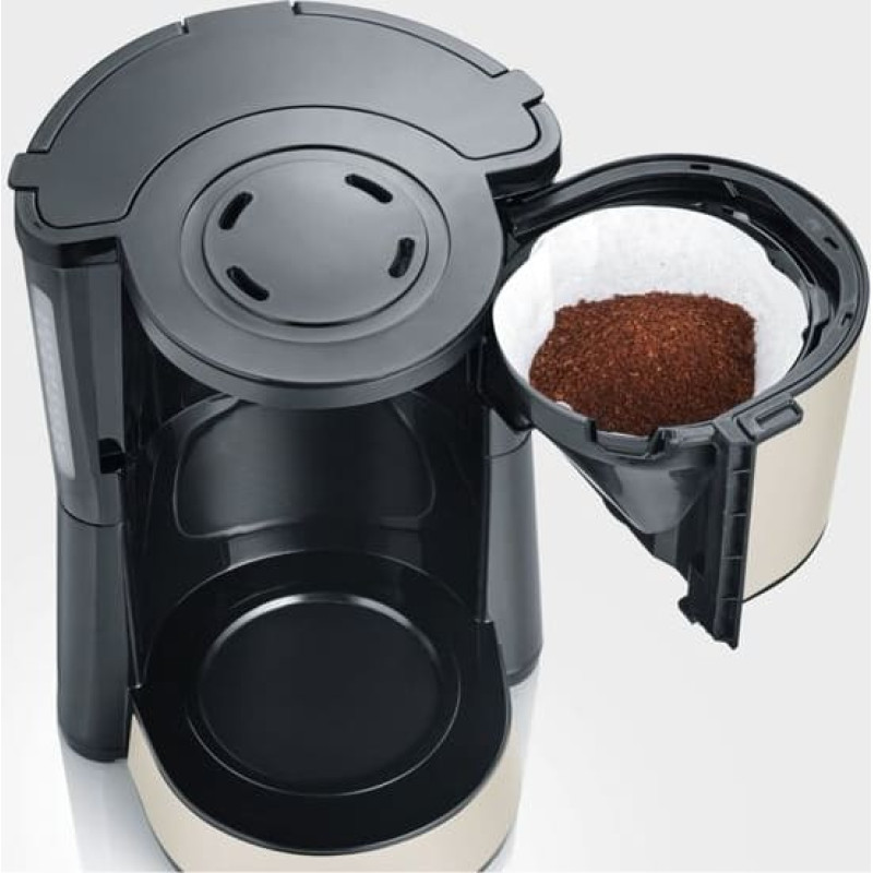 Severin KA 9575    Dusty Beige Filterkaffeemaschine