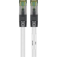Goobay patch cable CAT8.1 S/FTP (PiMF) (white, 3 meters)
