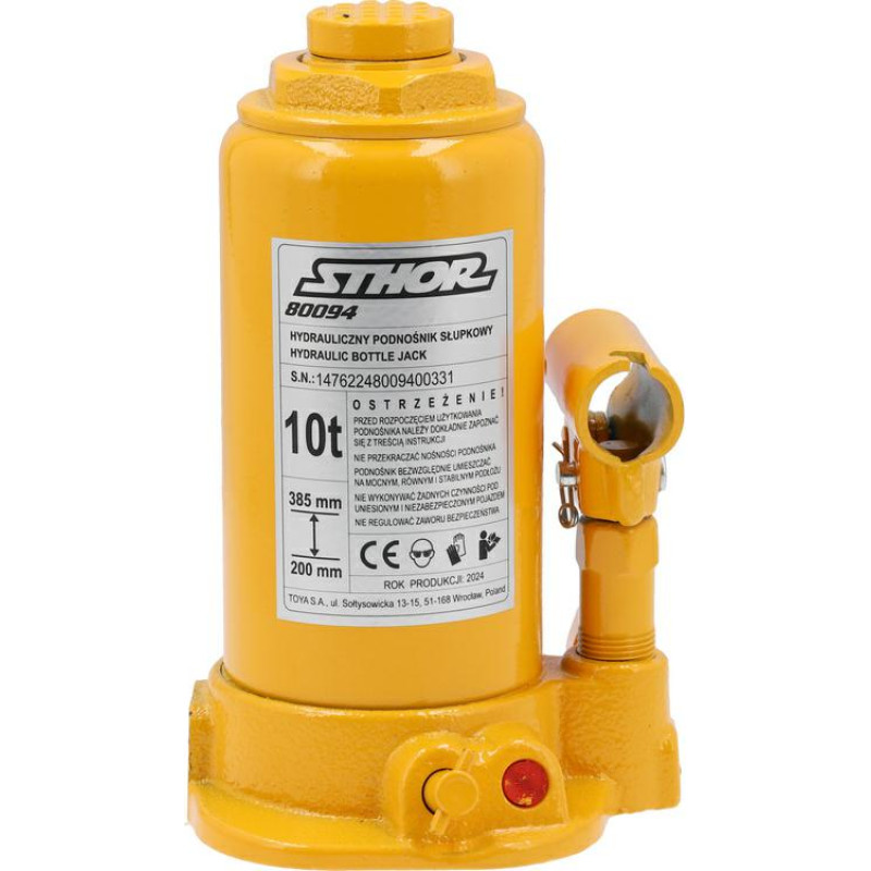 Toya STHOR PODNOŚNIK TŁOKOWY HYDRAULICZNY 10T