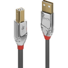 Lindy 36642 USB kabelis USB 2.0 2 m USB A USB B Pilka