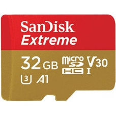 Sandisk microSDHC V30 A1    32GB Extreme 100MB SDSQXAF-032G-GN6MA