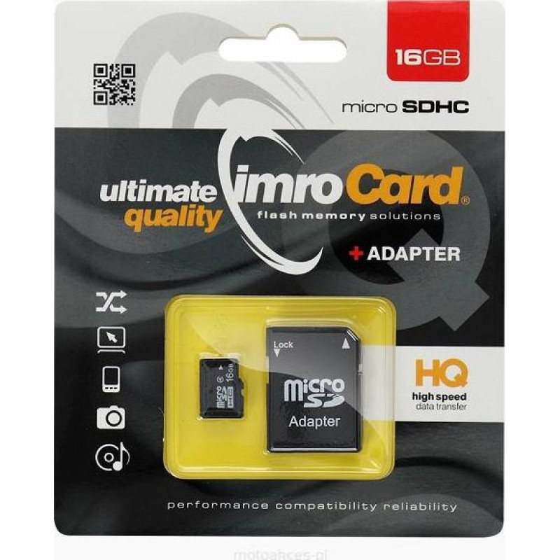 Imro Tab Imro MicroSDHC 16 GB Class 10 UHS-I/U1 (COM000822)