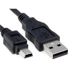 Akyga Kabel USB Akyga USB-A - miniUSB 1.8 m Czarny (AK-USB-03)