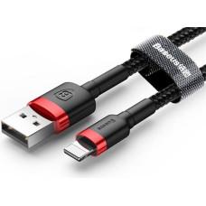 Baseus USB cable Baseus USB-A - Lightning 1 m Black and Red (31652-uniw)