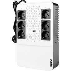 Legrand Keor ASI MULTIPLUG 600 FR nepertraukiamo maitinimo resursai (UPS) „Line-Interactive“ 0,6 kVA 360 W 6 AC išvestis(ys / čių)