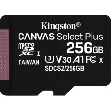 Kingston Tab Kingston Canvas Select Plus MicroSDXC 256 GB Class 10 UHS-I/U1 A1 V10 (SDCS2/256GBSP)