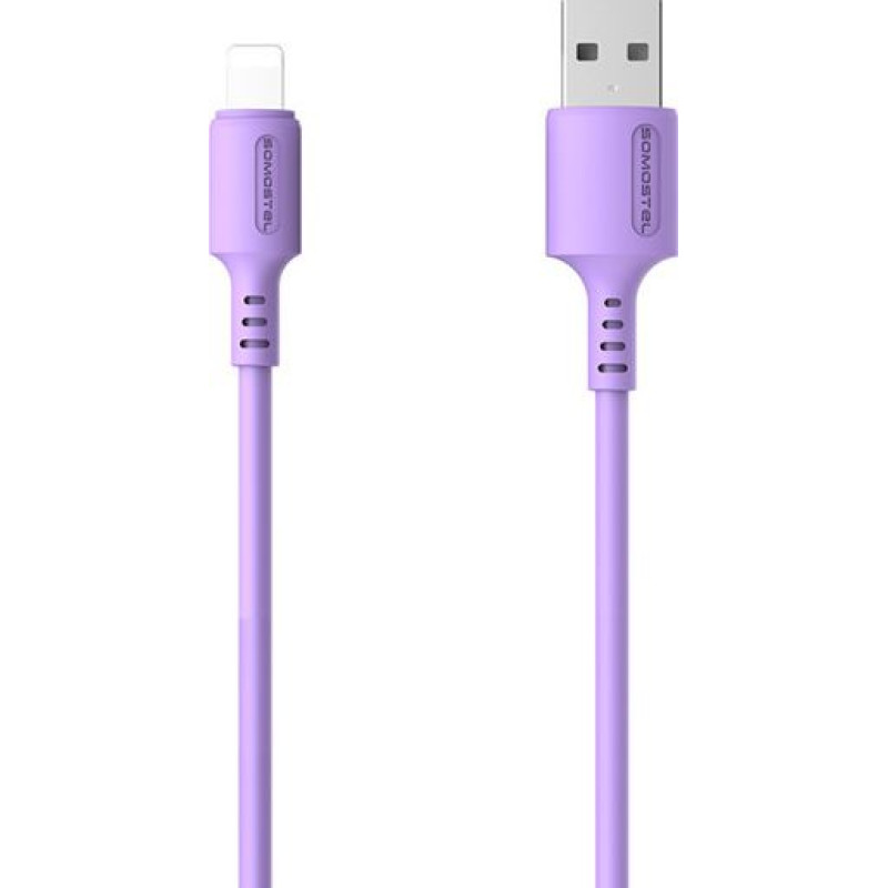 Somostel USB cable Somostel USB-A - Lightning 1.2 m Purple (SMS-BP06 USB - Lightning Purple)