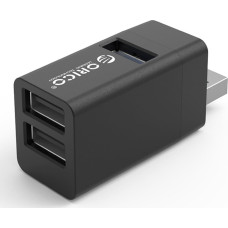 Orico HUB USB Orico Mini hub 3x USB-A 2.0 (MINI-U32L-BK-BP)