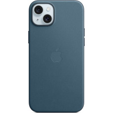 Apple fine fabric case with MagSafe, mobile phone case (blue, iPhone 15 Plus)