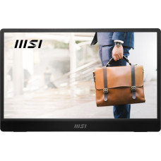 MSI PRO MP161 E2U Nešiojamasis televizorius arba monitorius Nešiojamasis monitorius Juoda 39,6 cm (15.6") LED 1920 x 1080 pikseliai