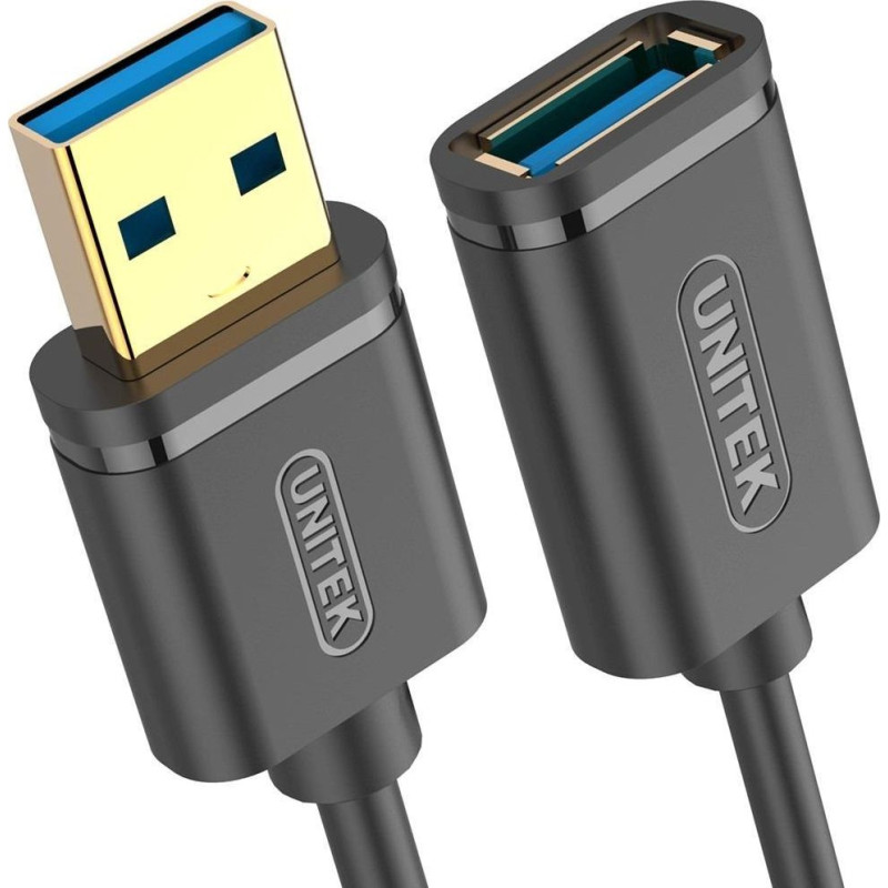 Unitek USB cable Unitek USB-A - USB-A 3 m Black (Y-C4030GB)
