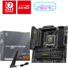 MSI MAG B850M MORTAR WIFI pagrindinė plokštė AMD B850 AM5 lizdas „micro ATX“
