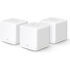 Mercusys AX1500 Whole Home Mesh WiFi 6 System | Halo H60X (3-pack) | 802.11ax | 10/100/1000 Mbit/s | Ethernet LAN (RJ-45) ports 1 | Mesh Support Yes | MU-MiMO Yes | No mobile broadband