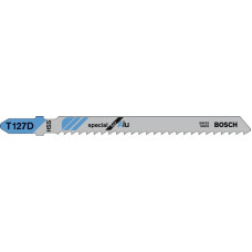 Bosch jigsaw blade T 127 D Special for Alu, 100mm (5 pieces)