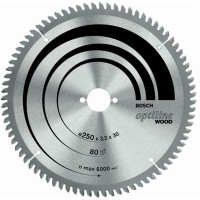 Bosch OPTIILINE CIRCULAR SAW FOR WOOD 254X3,2X30X60T