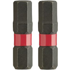 Milwaukee KOŃCÓWKA HEX 2,5x 25mm/2szt. SHOCKWAVE