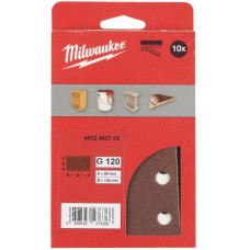 Milwaukee PAPIER ŚCIERNY 80mm x 133mm 8 OTWORÓW P80 /10szt.