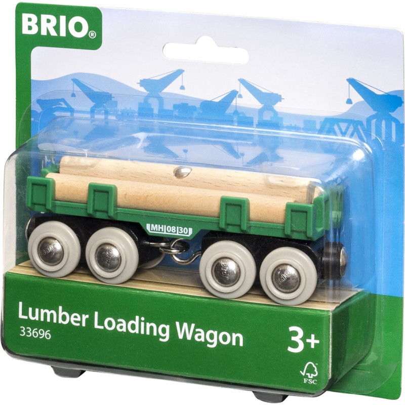 Ravensburger BRIO Lumber Loading Wagon (33696)
