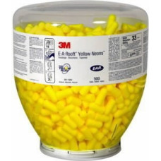 3M Ausų kištukai E-A-R Soft,  geltoni neoniniai, 500 porų, plas, 3M