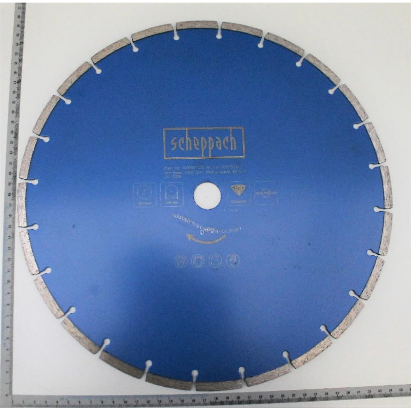 Scheppach Deimantinis pjovimo diskas segmentuota HSM Ø350x25.4 mm, Scheppach