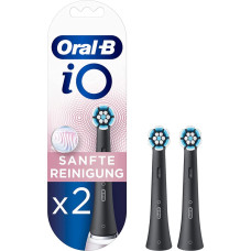 Oral-B Braun Oral-B iO gentle cleaning set of 2, brush head (black)
