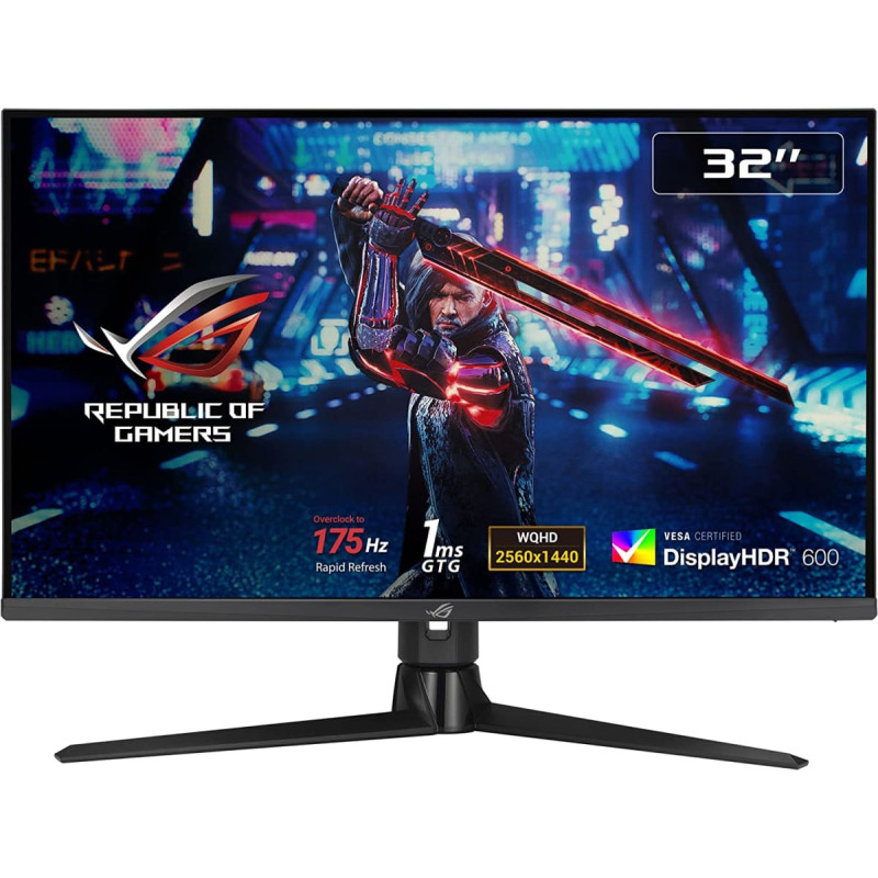 Asus ROG Swift XG32AQ kompiuterio monitorius 81,3 cm (32") 2560 x 1440 pikseliai Wide Quad HD Juoda