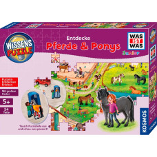 Kosmos knowledge puzzle WHAT IS WHAT Junior: Discover the pony farm (54 pieces)