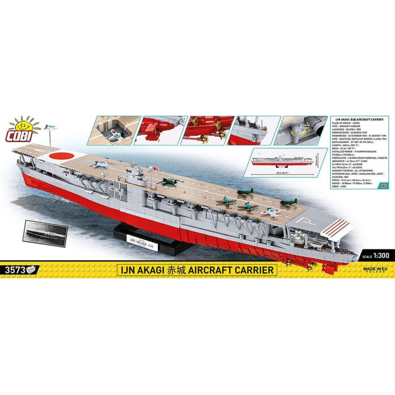 Cobi Akagi Aircraft Carrier, construction toy