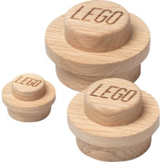 Room Copenhagen LEGO 1x1 wardrobe, set of 3 40160900, wall bracket (oak, light)