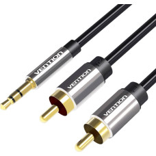 Vention CABLE AUDIO 3.5MM TO 2XRCA/2M BCFBH VENTION
