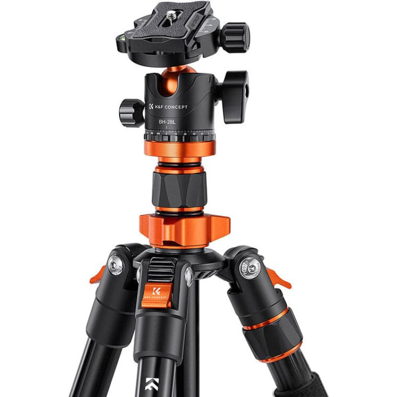 K&F Concept Tripod K&F Concept  K234A7+BH-28L+Universal Central axis