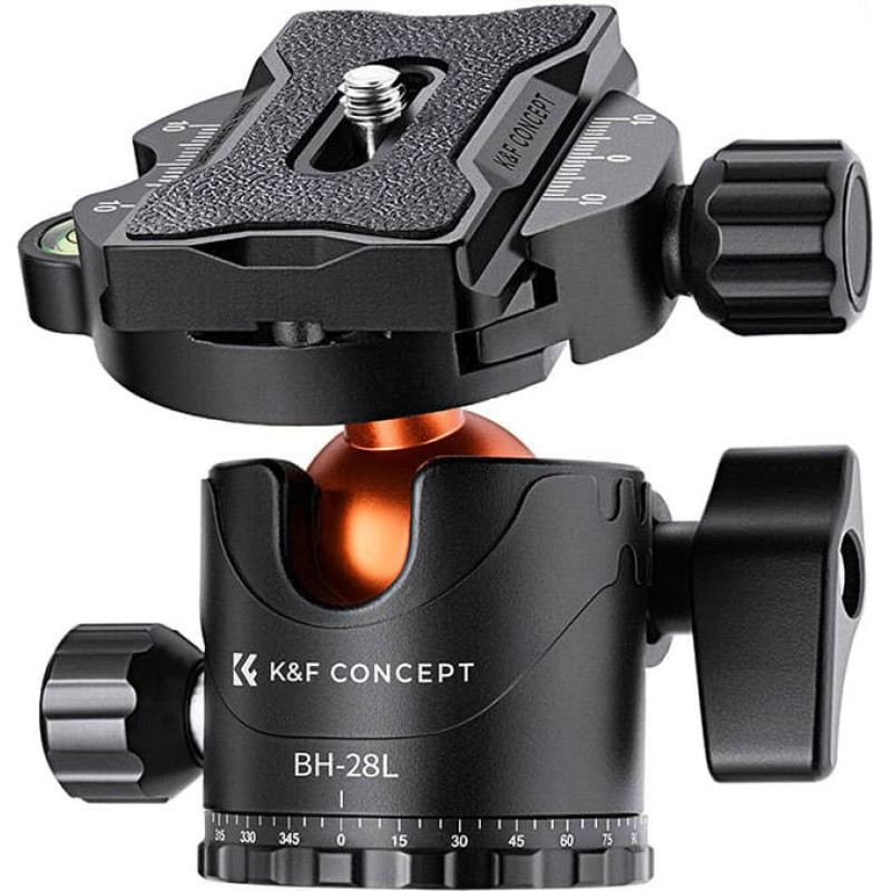 K&F Concept Tripod K&F Concept  K234A7+BH-28L+Universal Central axis