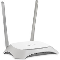 Tp-Link TL-WR840N belaidis maršrutizatorius Greitas eternetas Viena juosta (2,4 GHz) Pilka, Balta