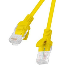 Lanberg RJ-45 kt.5e Yellow 0.25m (PCU5-10CC-0025-Y)