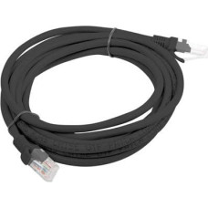 Lanberg Patchcord, Cat5e, unscreened, 5m, black (PVC5-10CC-0500-BK)