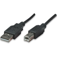 Manhattan USB cable Manhattan USB-A - 0.5 m Black (374507)