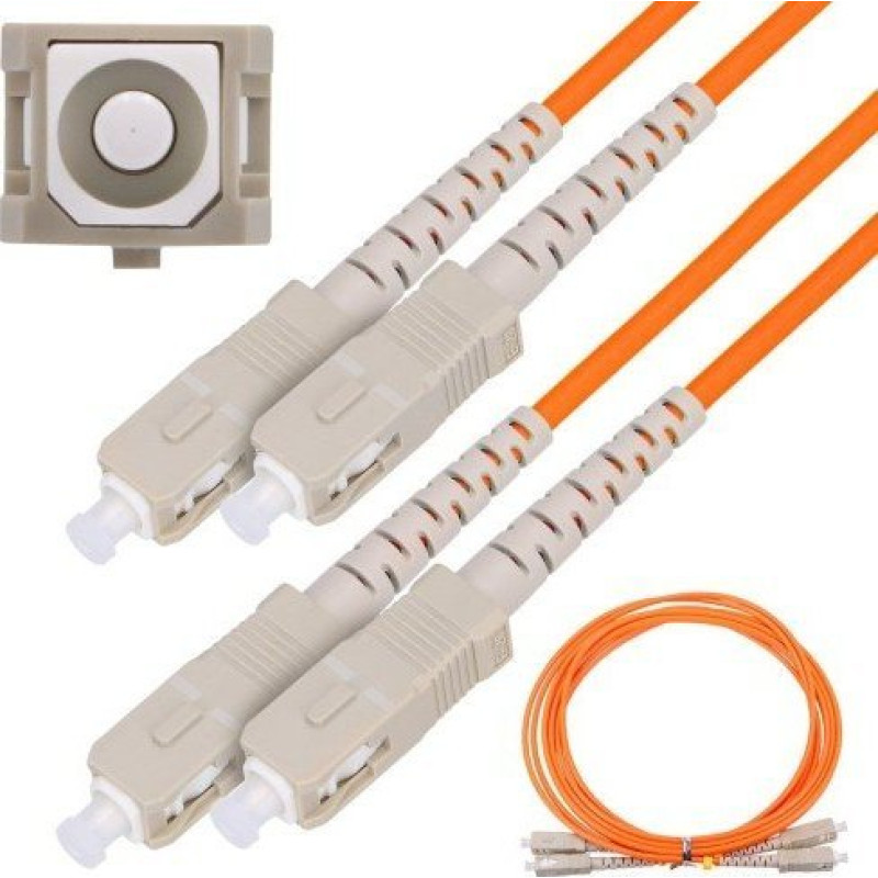 Extralink EXTRALINK PATCHCORD SC/UPC-SC/UPC MM 50/125 DUPLEX 3.0MM 1M