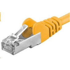 Premiumcord PREMIUMCORD Patch kabel CAT6a S-FTP, RJ45-RJ45, AWG 26/7 7m zółty
