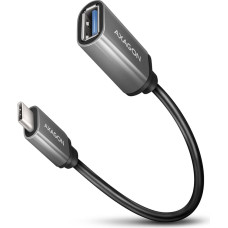 Axagon RUCM-AFAC USB kabelis USB 3.2 Gen 1 (3.1 Gen 1) 0,2 m USB C USB A Pilka